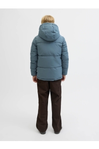 jack en jones boys JCOSPEED PUFFER SN JNR stormy weather/tone in tone logo