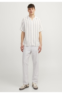 Jack and Jones JPSTKANE SUMMER LINEN BLEND JOGGER : crockery/melange