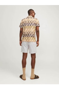 JACK&JONES ORIGINALS JPSTACE SUMMER LINEN BLEND SHORT SR: crockery/melange