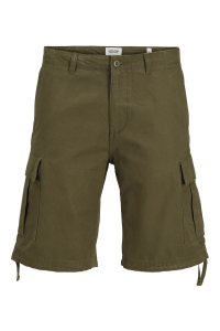 JACK&JONES ORIGINALS JPSTCOLE BARKLEY CARGO SHORTS MID S: olive night