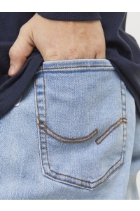 Jack and Jones boys JJICLARK JJORIGINAL SQ 702 NOOS JNR blue denim