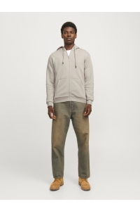 JJEBRADLEY SWEAT ZIP HOOD NOOS moonbeam