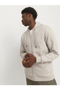 JJEBRADLEY SWEAT ZIP HOOD NOOS moonbeam