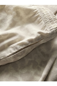 Jack and Jones JXSKY BREEZY WIDE MW PANTS PNT LN silver cloud/leopard