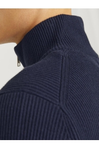 JJEPERFECT KNIT HALF ZIP SN sky captain