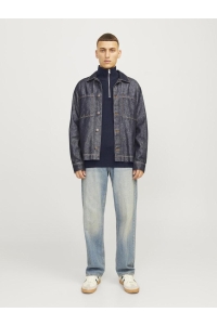 JJEPERFECT KNIT HALF ZIP SN sky captain