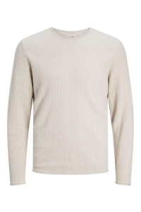 JJECOOPER KNIT CREW NECK NOOS oatmeal/melange