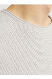 JJECOOPER KNIT CREW NECK NOOS oatmeal/melange
