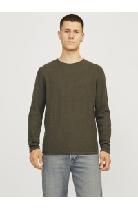 JJECOOPER KNIT CREW NECK NOOS olive night