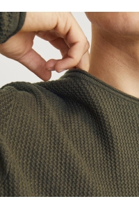 JJECOOPER KNIT CREW NECK NOOS olive night