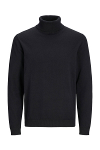 jack en jones boys JJEBASIC KNIT ROLL NECK JNR black