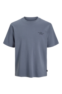 JACK%JONES PREMIUM JPRCCCHAD BRANDING SS CREW NECK TEE: flint stone