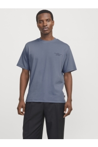 JACK%JONES PREMIUM JPRCCCHAD BRANDING SS CREW NECK TEE: flint stone