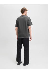 JACK%JONES PREMIUM JPRCCCHAD BRANDING SS CREW NECK TEE: volcanic ash