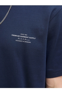 JACK%JONES PREMIUM JPRCCCHAD BRANDING SS CREW NECK TEE: black iris