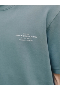 JACK%JONES PREMIUM JPRCCCHAD BRANDING SS CREW NECK TEE: goblin blue