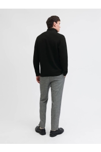 JACK%JONES PREMIUM JPRBLAMILANO STITCH KNIT HALF ZIP S: black