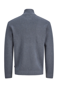 Jack and Jones JPRBLAMILANO STITCH KNIT HALF ZIP S: turbulence/melange