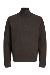Jack and Jones JPRBLAMILANO STITCH KNIT HALF ZIP S: delicioso/melange