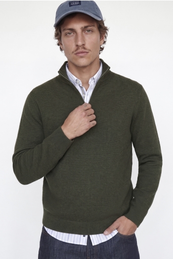 Jack and Jones  JPRBLAMILANO STITCH KNIT HALF ZIP S: