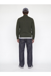 Jack and Jones JPRBLAMILANO STITCH KNIT HALF ZIP S: rosin/melange