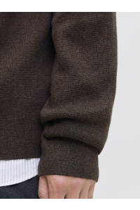 Jack and Jones JPRBLAMILANO STITCH KNIT CREW NECK : delicioso/melange