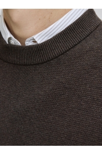 Jack and Jones JPRBLAMILANO STITCH KNIT CREW NECK : delicioso/melange