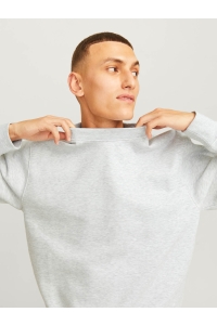 JJEURBAN EDGE SWEAT CREW NECK NOOS white melange