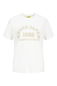 Jack and Jones JXMERLE REG SS TEE JRS cloud dancer/kyoto japan