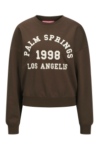 JACK&JONES ORIGINALS JXMERLE RLX SHORT LS CREW SWT LN bracken/palm springs