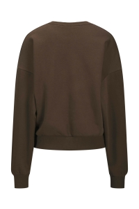 JACK&JONES ORIGINALS JXMERLE RLX SHORT LS CREW SWT LN bracken/palm springs