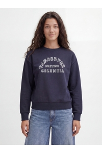 Jack and Jones JXMERLE RLX SHORT LS CREW SWT LN night sky/vancouver