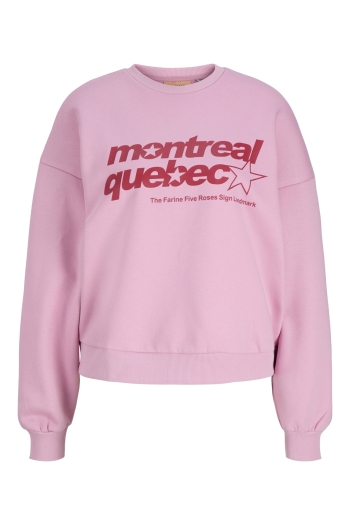 Jack and Jones  JXMERLE RLX SHORT LS CREW SWT LN