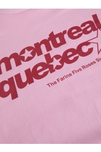 Jack and Jones JXMERLE RLX SHORT LS CREW SWT LN orchid smoke/montreal quebec
