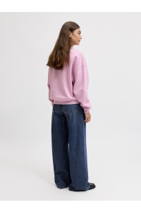 Jack and Jones JXMERLE RLX SHORT LS CREW SWT LN orchid smoke/montreal quebec