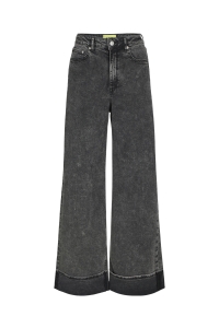 JACK&JONES ORIGINALS JXTOKYO WIDE FOLD HW JEANS DNM LN grey denim