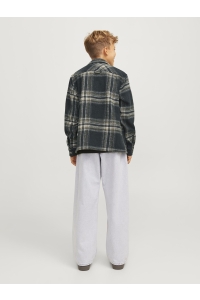 jack en jones boys JORVESTERBRO CHECK OVERSHIRT LS JNR forest river