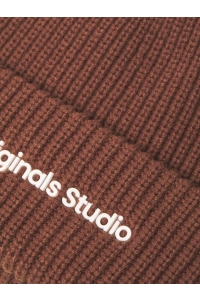 JACK&JONES ORIGINALS JACVESTERBRO BEANIE NOOS brandy brown