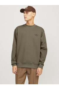 JACK%JONES PREMIUM JPRBLACHAD BRANDING SWEAT CREW NECK: sea turtle