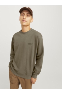 JACK%JONES PREMIUM JPRBLACHAD BRANDING SWEAT CREW NECK: sea turtle