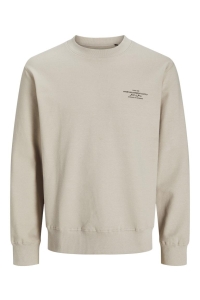 JACK%JONES PREMIUM JPRBLACHAD BRANDING SWEAT CREW NECK: silver lining