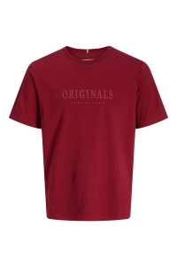 JACK&JONES ORIGINALS JORFREDERIKSBERG TEE SS CREW NECK N: tibetan red