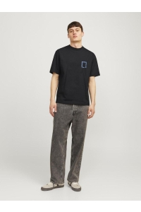 JACK&JONES ORIGINALS JORBROOKLYN GRAPHIC BACK TEE SS C.N: black