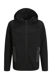 jack en jones boys JCOFUSION SWEAT ZIP HOOD NOOS JNR black