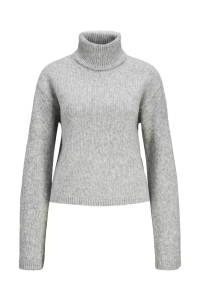 JACK&JONES ORIGINALS JXROSANNA ROLL NECK KNIT light grey melange