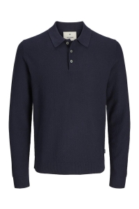 JACK%JONES PREMIUM JPRBLUSANDRI KNIT POLO LS night sky