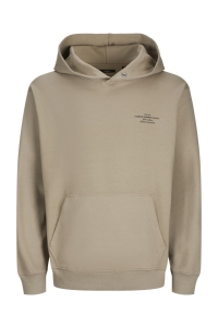 JACK%JONES PREMIUM JPRBLACHAD BRANDING SWEAT HOOD SN greige