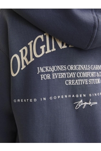 jack en jones boys JORFREDERIKSBERG MARGATE SWEAT HO B: nightshadow blue/loose