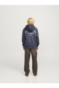 jack en jones boys JORFREDERIKSBERG MARGATE SWEAT HO B: nightshadow blue/loose