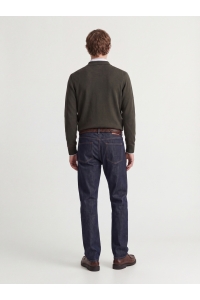 JJEEMIL KNIT POLO HALF ZIP LS NOOS rosin